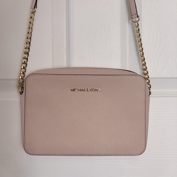 Michael Kors large Jetset crossbody pale pink - Picture 2 of 16